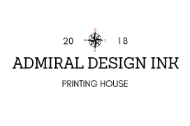 Admiral Design Ink full logo white