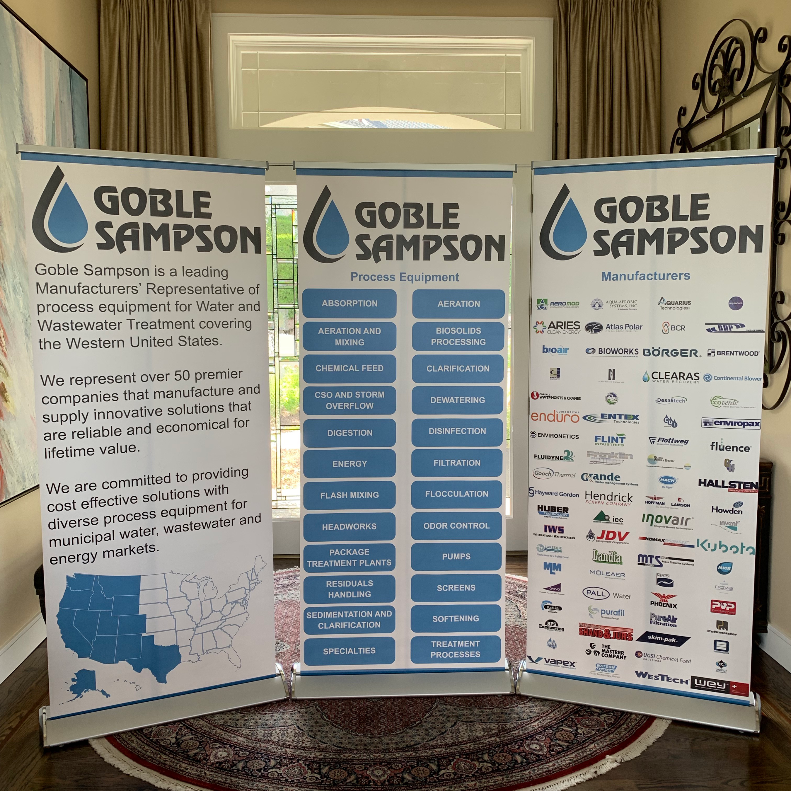 Goble Sampson Banners - Retractable/Reusable