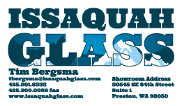 Issaquah Glass business card