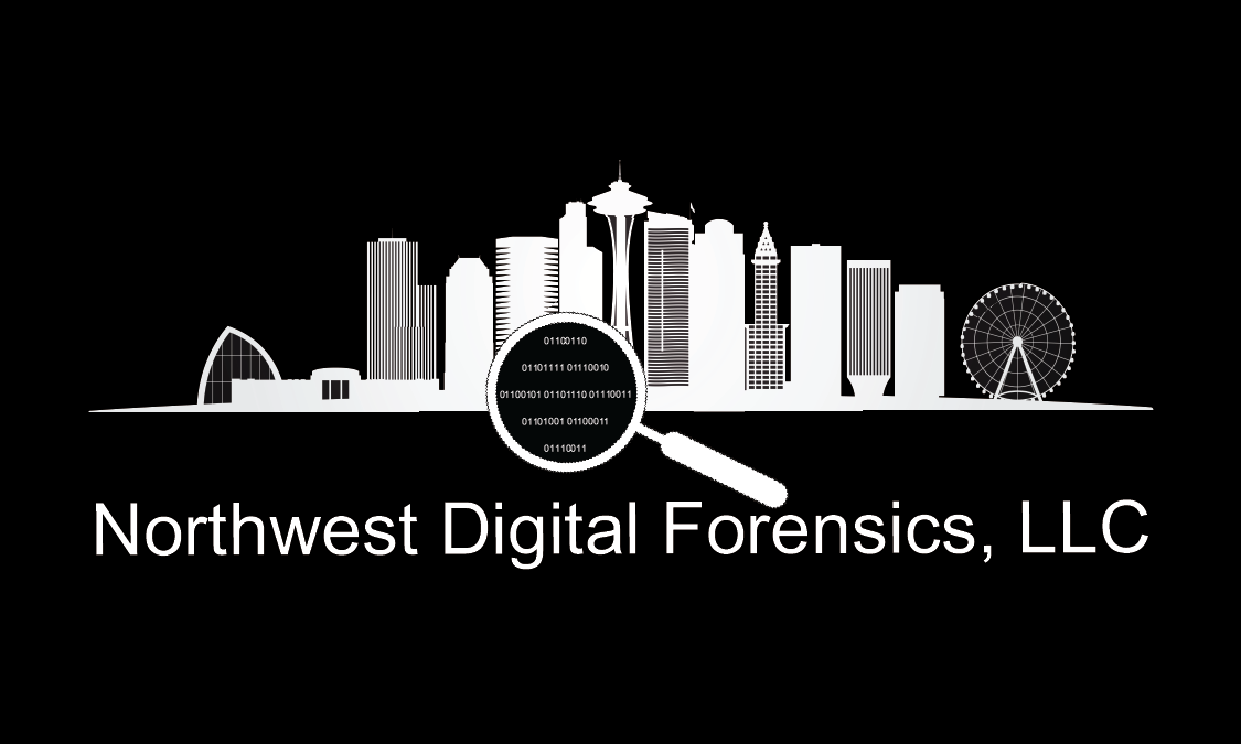 Northwest Digital Forensics, LLC business card front