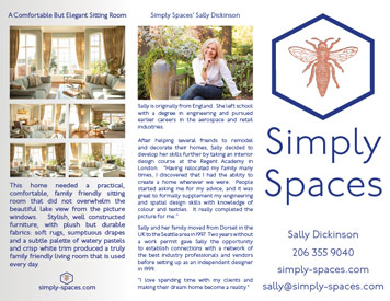Simply Spaces Tri-Fold Brochure