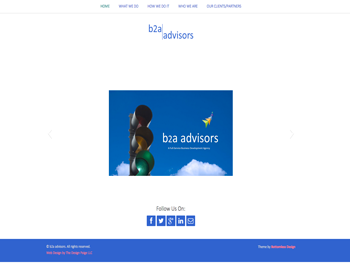 B2A Advisors website