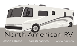 North American RV (NARV) business card