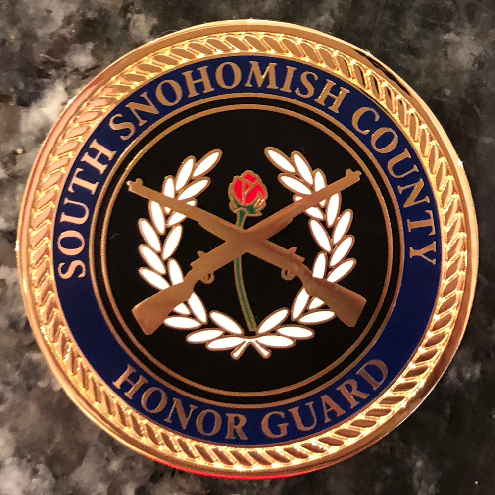 South Snohomish County Honor Guard coin back