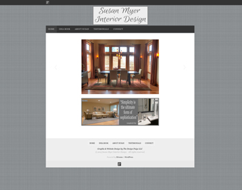 Susan Myer Interior Design website